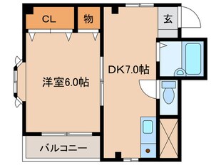 ハイツダウンタウンの物件間取画像